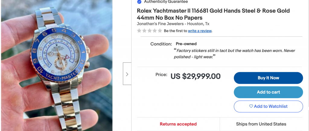 Rolex Yacht Master II