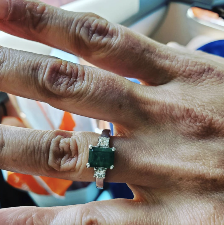 Celebrity Engagement Style: Alex Guarnaschelli and Michael Castellon