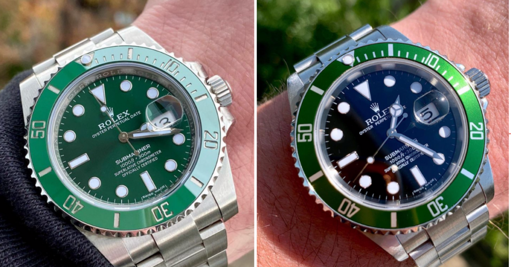 Rolex Hulk vs. Kermit