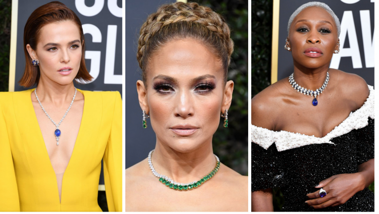 Jewelry from the Golden Globes 2020